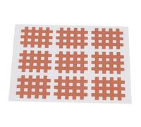 Cinta de kinesiología cruzada, 10Pcs/Set Cinta de kinesiología cruzada en espiral elástica Cintas cruzadas de terapia física, Cinta deportiva Parche de efecto intramuscular Ventilación(Color de piel)