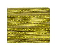 Cinta De La Escena del Crimen Alfombrilla De Escritorio Bordes Cosidos Mousepad Agradable Mouse Pad para Hogar Pc Oficina 25X30Cm