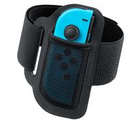 Nintendo Leg Strap Fibra de algodón, Elastano, Nylon, Poliéster Negro