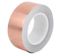 Cinta de lámina de cobre, cinta de lámina de cobre para guitarra, fácil de moldear, duradera para conexión a tierra, para soldar, circuitos de papel para reparaciones eléctricas(30M)