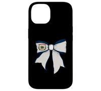 Cinta de Lazo de Coqueta con Bandera del Estado de Virginia Occidental Carcasa para iPhone 14