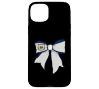 Cinta de Lazo de Coqueta con Bandera del Estado de Virginia Occidental Carcasa para iPhone 15 Plus