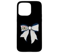 Cinta de Lazo de Coqueta con Bandera del Estado de Virginia Occidental Carcasa para iPhone 15 Pro MAX