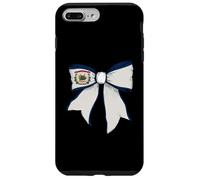 Cinta de Lazo de Coqueta con Bandera del Estado de Virginia Occidental Carcasa para iPhone 7 Plus/8 Plus