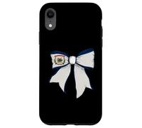 Cinta de Lazo de Coqueta con Bandera del Estado de Virginia Occidental Carcasa para iPhone XR