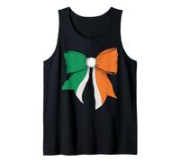 Cinta de Lazo de Coqueta con Bandera Irlandesa de Irlanda Camiseta sin Mangas