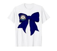 Cinta de Lazo de Coqueta con la Bandera del Estado de Kentucky Camiseta