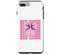 Cinta de Lazo de Coqueta para Profesora de matemáticas de Regreso a la Escuela Carcasa para iPhone 7 Plus/8 Plus
