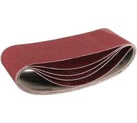 Cinta de lijado, Sanding Belts Set 5pcs Mixed Grit 60/80/100/120/240 For Leather Metal Wood Grinding Polishing