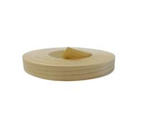 Cinta de madera de arce, abedul, roble, pino, nogal, cereza, ceniza, acacia, borde de chapa para planchar para reparación de muebles, palos de madera (Ash, 7,6 x 4 m)