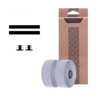 Cinta de manillar de bicicleta de carretera con material de esponja antideslizante y transpirable, diseñada para ciclismo de larga distancia con cinta de acabado de extremo de barra (lila)