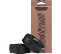 Cinta de manillar de bicicleta de carretera para extremos de barra, poliuretano antideslizante y EVA absorbente de impactos, agarre de patrón de fibra de carbono transpirable para ciclismo, 2150 mm de