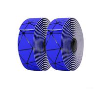 Cinta de manillar de bicicleta de poliuretano + EVA antideslizante que absorbe los golpes para ciclismo de carretera, 2100 mm x 30 mm, envoltura autoadhesiva con tapones finales, juego de 2 rollos