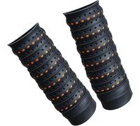 Cinta de Manillar Moto para Aprilia Dorsoduro 750 900 1200 SMV750, Antideslizantes y Resistentes al Desgaste de PU, Cómodas Accesorio de Ciclismo,A-Black