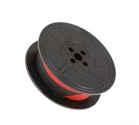 Cinta de máquina de escribir roja y negra compatible con OKI ML80/81/82/83/92/93, TEC EPS600, MA1100, M2600, Underwood - Núcleo de impresora de nailon de 12,7 mm x 5 m