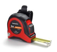 Hultafors Flexómetro PR8M, Clase I 8 m x 25 mm, ergonómico con protecciones de goma, Display