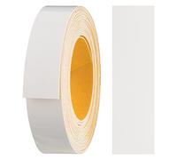 Cinta de melamina autoadhesiva Haggiy para cantos de muebles, sujeción segura sin planchar, borde chapa para estanterías/placas de madera (blanco brillante)