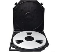 Cinta de metal para caja de almacenamiento de carrete de 10 pulgadas para carretes de soporte común para carrete a formatos de cinta de carrete con diseño apilable y eficiente de espacio (C)