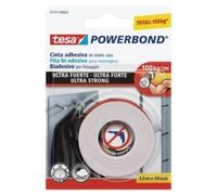 Cinta de montaje Tesa Powerbond Ultra Strong Blanco 19 mm