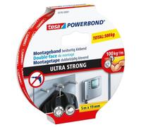 Cinta de montaje Tesa Powerbond Ultra Strong Blanco 5 m Doble Cara