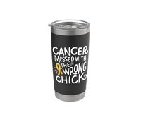 Cinta de motivación de quimioterapia para sobrevivientes de cáncer infantil Vaso térmico de acero inoxidable de doble pared