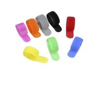 Cinta de nailon personalizable con cierre de velcro, bridas y correas con hebilla reversible, 100 unidades con adhesivo.(Black)