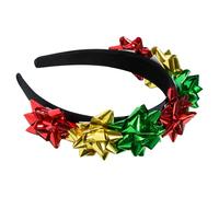 Cinta de Navidad - Accesorio clásico para todo el día, diadema para mujer en rojo, verde y dorado para Navidad, para mamá, novia, , compañeros de clase, cosplay, evento, desfile,
