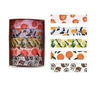 Cinta de papel con estampado de bosques y plantas, cinta de Washis retro para artistas decorativos, suministros de álbumes de recortes, bosques, impresión de plantas, arte retro decorativo