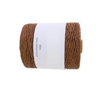 Cinta de papel de rafia para manualidades, 3.28 yardas, 1.5 mm de ancho, cordel de papel de embalaje para envolver bolsas, sombreros, cestas y decoración, hilo de rafia de ganchillo