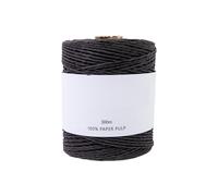Cinta de papel de rafia para manualidades, 3.28 yardas, 1.5 mm de ancho, cordel de papel de embalaje para envolver bolsas, sombreros, cestas y decoración, hilo de rafia de ganchillo
