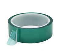 Cinta de película verde resistente al calor for soldadura, protección de aislamiento, película protectora de silicona, cinta verde resistente a altas temperaturas de 0,06 mm de espesor,(Width 5mm)