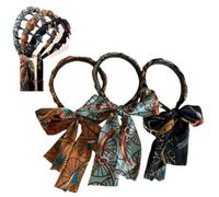 Cinta de pelo de tela satinada, Retro Satin Cross Knotted Fabric Headband, Soft Hair Curlers for Daily Wearing, Dating, Deporte, Making Up