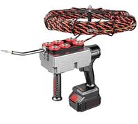 Cinta de pescado inalámbrica, herramienta automática de enhebrado de alambre de 30 m, extractor de cables eléctrico profesional para comunicación de red de construcción, 21 V 6.0 AH