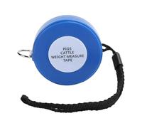 Cinta De Peso Animal: Medidor Retráctil De 250 Cm, Peso Estimado De Ganado, Cerdos, Vacas, ABS, Escala De Kilogramos Y Centímetros, PVC Azul, Herramienta De Gestión Del Crecimiento De La Salud Del