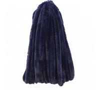 Cinta de piel sintética de 2 m, 5 cm, borde de piel sintética, cinta decorativa para manualidades, costura artesanal, decoración de regalos, decoración de ropa, azul marino