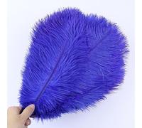 Cinta de Plumas Cola, Flecos, 10 unids/Lote, decoración del hogar for Bodas, Centro Mesa, Manualidades, Plumaje(Royal Blue)