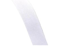 Cinta de poliéster y algodón, 5 yards Plain Twill Multicolor Cotton Webbing Tape 10-50mm DIY Sewing(Plain white000,30MM)