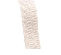 Cinta de poliéster y algodón, 5 yards Plain Twill Multicolor Cotton Webbing Tape 10-50mm DIY Sewing(Twill beige800,10MM)