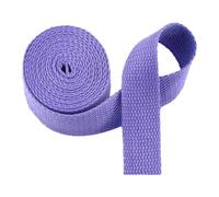 Cinta de poliéster y algodón, Cinta de correa de correas 20 mm 1,3 mm Multicolor 5-20 yardas(Light Purple,20MM x 10Yards)