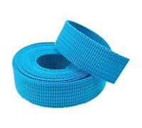 Cinta de poliéster y algodón, Cinta de correa de correas de tapicería de polipropileno Multicolor 38 mm, 5/10/20 yardas(Lakeblue,38mm/10Yards)