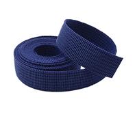 Cinta de poliéster y algodón, Cinta de correa de correas de tapicería de polipropileno Multicolor 38 mm, 5/10/20 yardas(Navyblue,38mm/10Yards)
