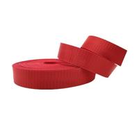 Cinta de poliéster y algodón, Cinta de correa de nailon Multicolor 25-38mm 5-10 yardas for manijas DIY eslingas de equipaje(Red,25MM x 10 Yard)