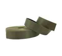 Cinta de poliéster y algodón, Cinta de correa de nailon Multicolor 25-38mm 5-10 yardas for manijas DIY eslingas de equipaje(Army Green,25MM x 5 Yard)