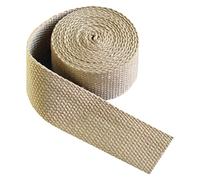 Cinta de poliéster y algodón, Cinta de correas de algodón Multicolor de varios tamaños for coser bolsas de tapicería y sillas(Khaki,38mm x 10Yards)