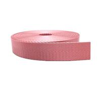 Cinta de poliéster y algodón, Cinta de nailon de 25/38 mm, multicolor, resistente, correa for mochila en espiga, 10 yardas(Pink,38MM)