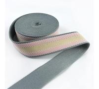Cinta De Polipropileno Correa de poliéster 38 mm, 1/2/5/10 m, for Mochila, Correas Hombro, Cinta Trenzada a Rayas, decoración Ropa, cinturón, Accesorio Costura DIY(Color 3,1Meter)