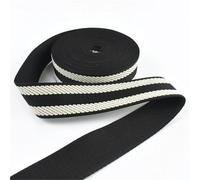 Cinta De Polipropileno Correa de poliéster 38 mm, 1/2/5/10 m, for Mochila, Correas Hombro, Cinta Trenzada a Rayas, decoración Ropa, cinturón, Accesorio Costura DIY(Color 2,2Meters)