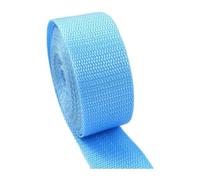 Cinta de Polipropileno PP de 10 m y 20-50 mm, para Correas de Bolsos, Cinturones de Ropa, eslingas y Lonas.,Azul,25 mm