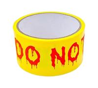 Cinta de precaución para decoración de Halloween, 4,5 cm x 25 m, Rollo de Cinta de precaución de Halloween, decoración de precaución de Halloween, Cinta de precaución de Zombi para Interiores y
