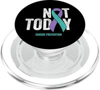 Cinta de Prevención del Suicidio - Not Today Purple Teal PopSockets PopGrip para MagSafe
